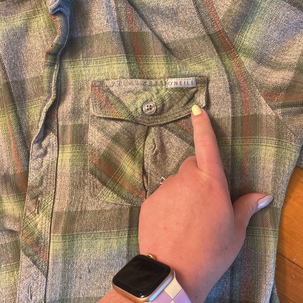 Oneill plaid button down - Picture 3 of 6